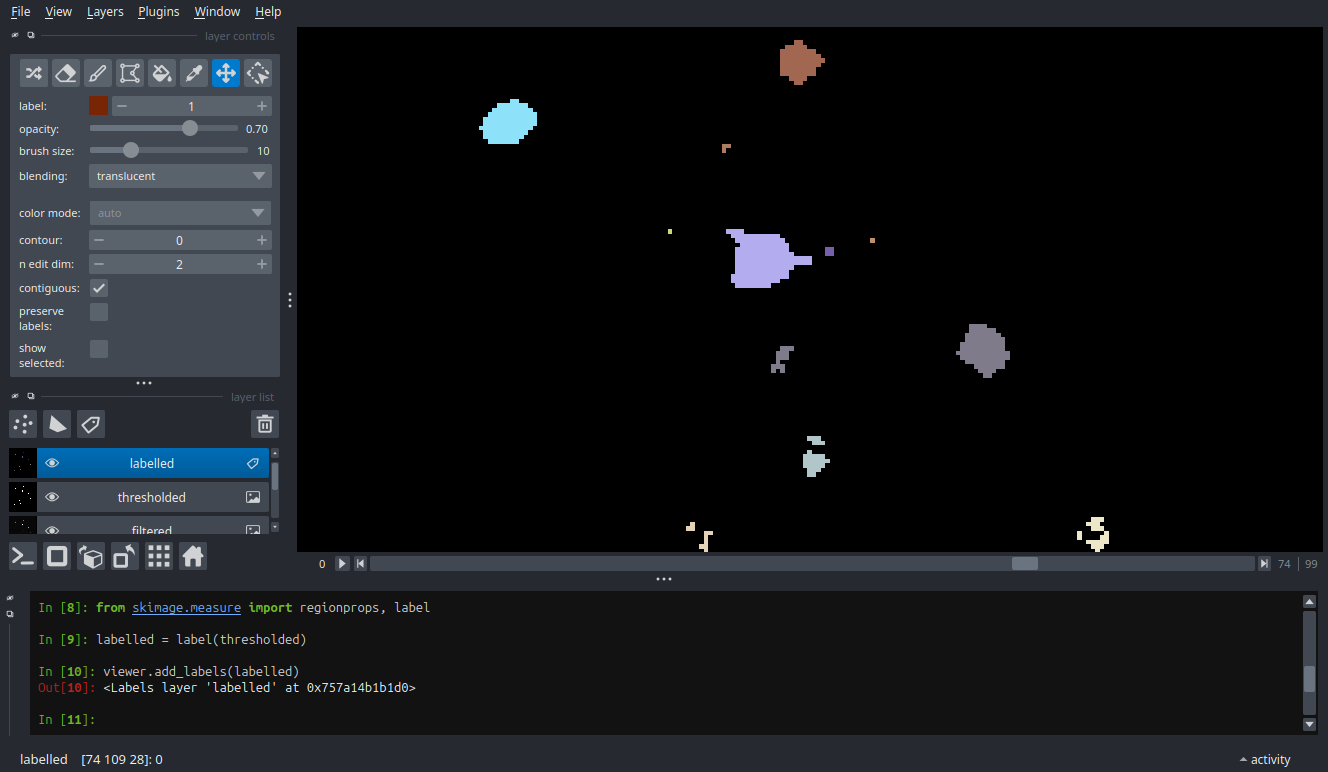 A labelled version of the example image